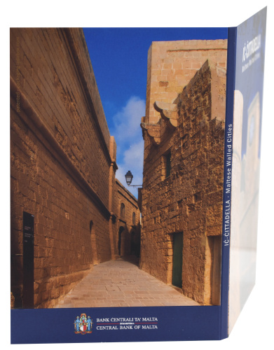 фото Мальта 2 евро 2024 Биметалл UNC Цитадель Гозо в сувенирной упаковке