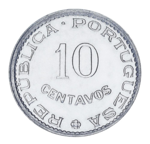 фото Португальская Гвинея 10 сентаво 1973 VF-AU