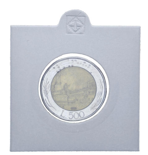 фото Италия 500 лир 1983 Биметалл AU-UNC