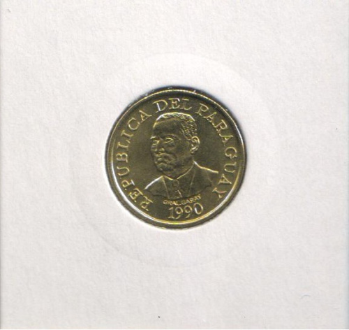 фото Парагвай 10 гуарани 1990 UNC (KM#178)