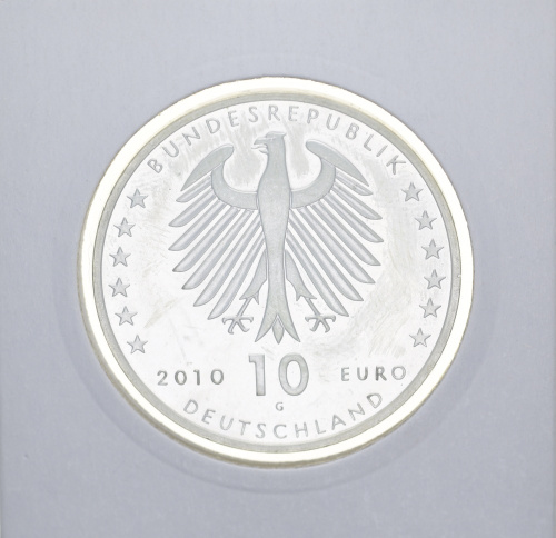 фото Германия 10 евро 2010 «Конрад Зюс» Серебро UNC