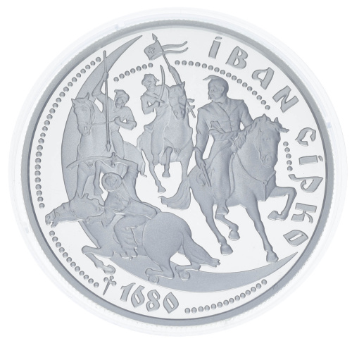 фото Украина 10 гривен 2002 Серебро Proof Иван Сирко (Ag 925, унция, 31.1 грамм)