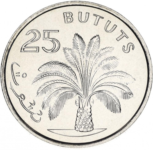 фото Гамбия 25 бутутов 1998 AU-UNC