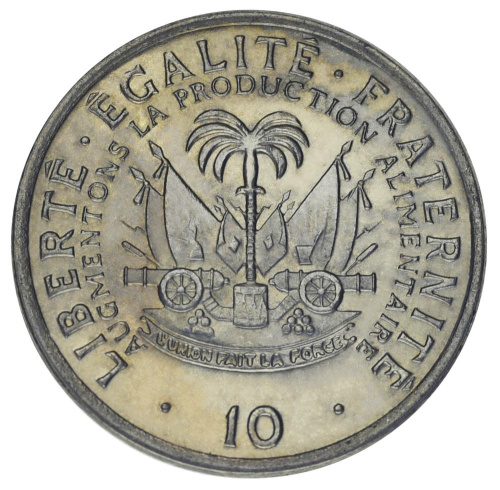 фото Гаити 10 сентим 1975 AU-UNC