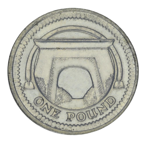 фото Великобритания 1 фунт 2006 F-VF