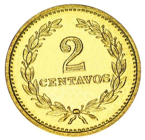 фото Сальвадор 2 сентаво 1974 AU-UNC