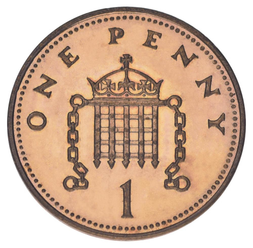 фото Великобритания 1 пенни F-VF (разные года)