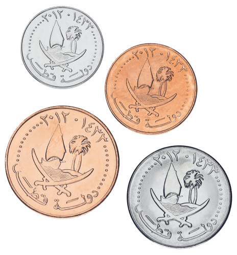фото Катар набор из 4 монет 2012 UNC 5, 10, 25, 50 дирхам