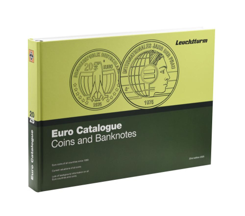фото Каталог монет и банкнот евро 2025 (English) Leuchtturm