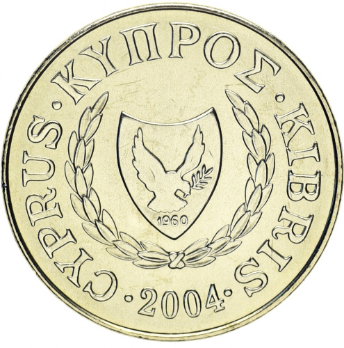 фото Кипр 5 центов 2004 UNC