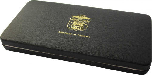 фото Панама набор из 9 монет 1975 Серебро Proof
