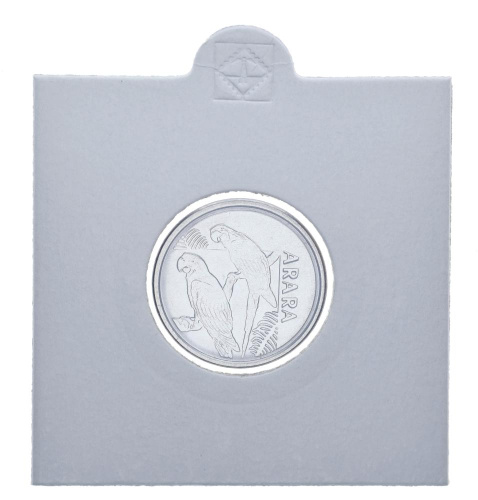 фото Бразилия 100 крузейро 1993 UNC Попугай Ара