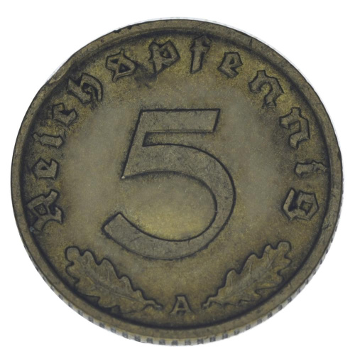 фото Германия 5 пфеннигов 1937 F-VF