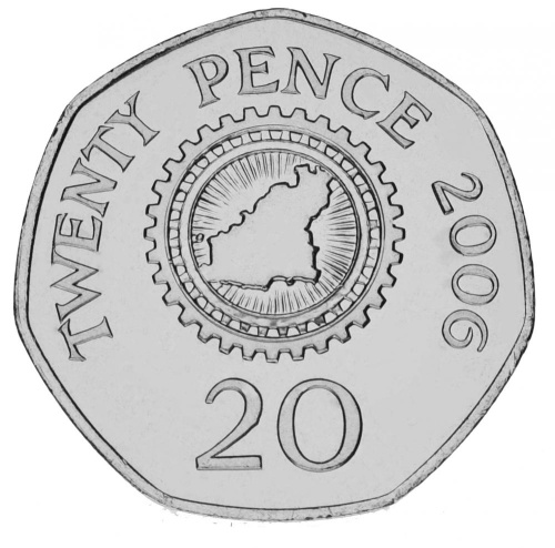 фото Гернси 20 пенсов 2006 UNC