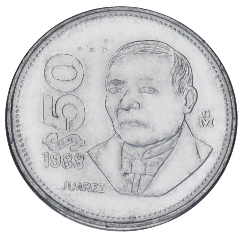 фото Мексика 50 песо 1988 F-VF