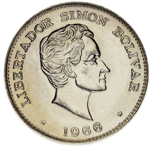 фото Колумбия 50 сентаво 1966 AU-UNC