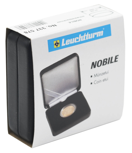 фото Футляр для монет до 48 мм черный Leuchtturm