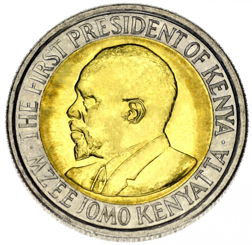 фото Кения 5 шиллингов 2005-2010 Биметалл UNC