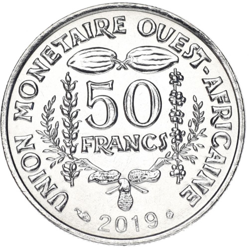 фото Западная Африка 50 франков 2019 UNC (KMnew)