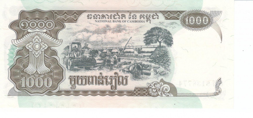 фото Камбоджа 1000 риелей 1999 UNC (P51)