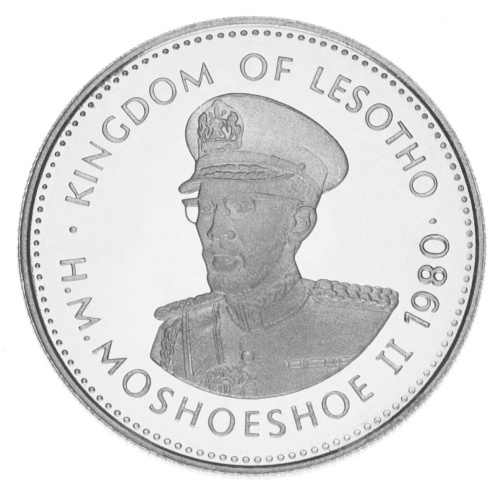 фото Лесото 25 лисенте 1980 UNC