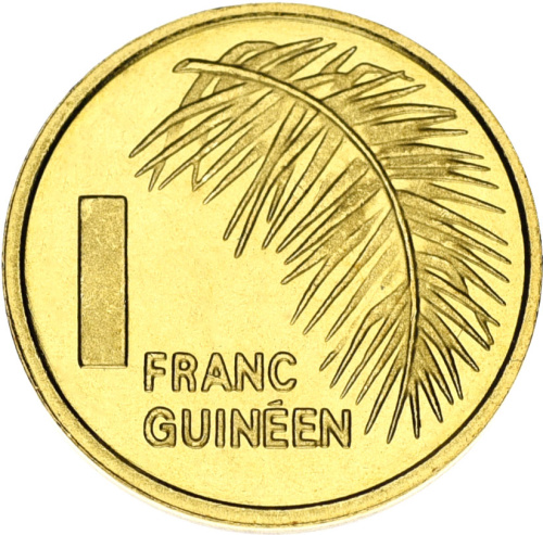 фото Гвинея 1 франк 1985 F-VF