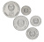 изображение Северная Корея набор из 5 монет 1959-1987 UNC 1, 5, 10, 50 чон, 1 вон фото Северная Корея набор из 5 монет 1959-1987 UNC 1, 5, 10, 50 чон, 1 вон