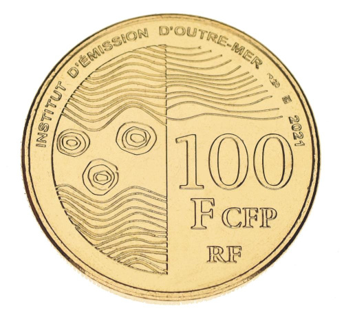 фото Французская Полинезия 100 франков 2021 UNC Таити