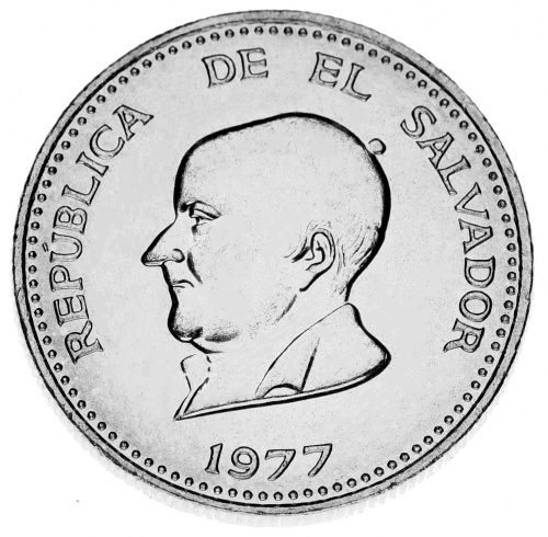 фото Сальвадор набор из 7 монет 1972-1999 AU-UNC 1, 2, 3, 5, 10, 25, 50 сентаво
