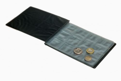 фото Альбом для 180 монет (120 монет до 25 мм и для 60 монет до 44 мм) VP-coins черный