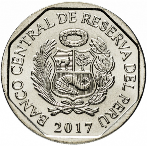 фото Перу 1 новый соль 2017 «Кондор» UNC