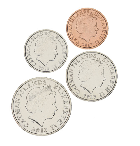 фото Каймановы острова набор из 4 монет 2013 UNC 1, 5, 10, 25 центов