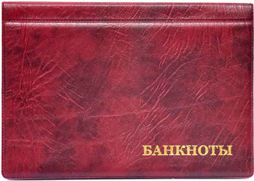 фото Альбом для 16 банкнот Банкноты синий