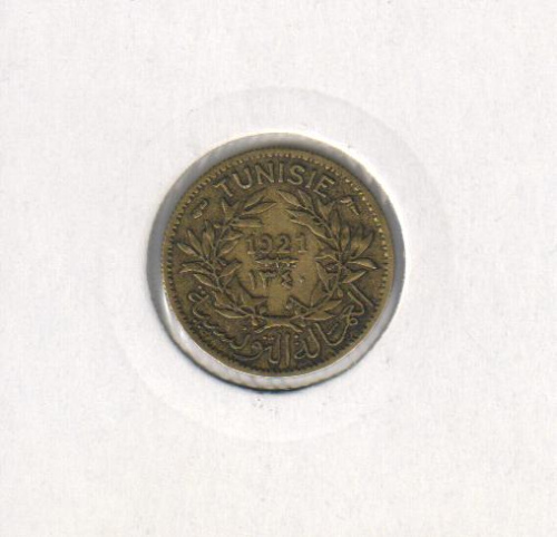фото Тунис 50 сантимов 1921 VF (KM#246)
