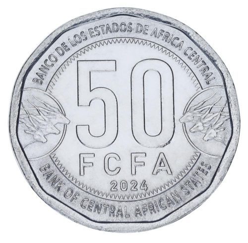фото Центральная Африка 50 франков 2024 (2025) UNC