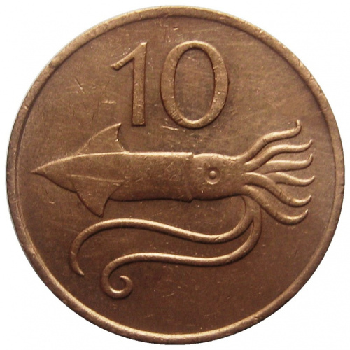фото Исландия 10 эйре 1981 F-VF (KM#25)