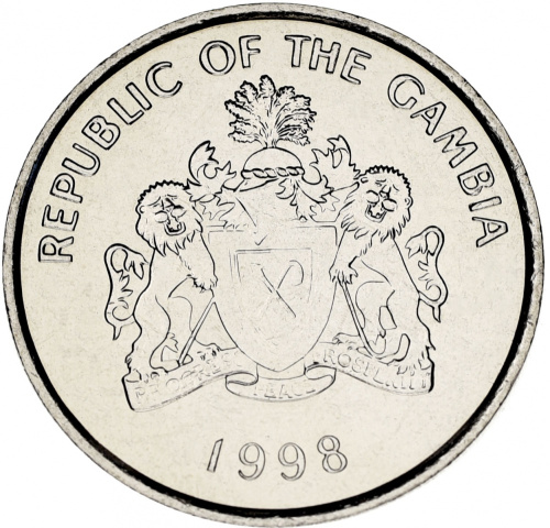 фото Гамбия 25 бутутов 1998 AU-UNC