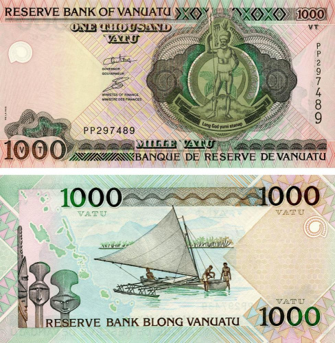 фото Вануату 1000 вату 2002 UNC (P10)