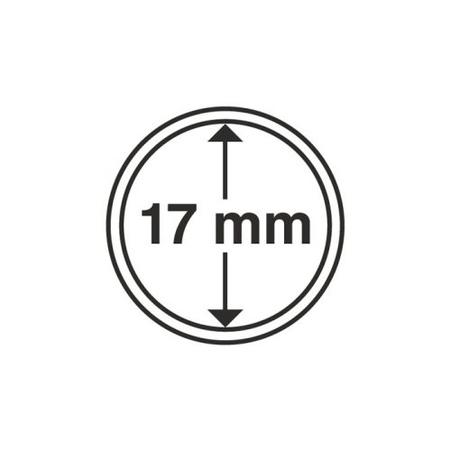 фото Капсула для монеты 17 мм, Leuchtturm