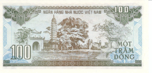фото Вьетнам 100 донг 1991 UNC (P105)