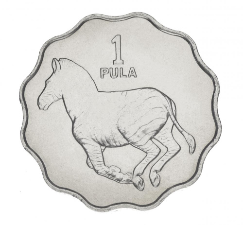 фото Ботсвана 1 пула 1981 AU-UNC Зебра