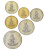 фото Вануату набор из 7 монет 1999-2009 UNC 1, 2, 5, 10, 20, 50, 100 вату