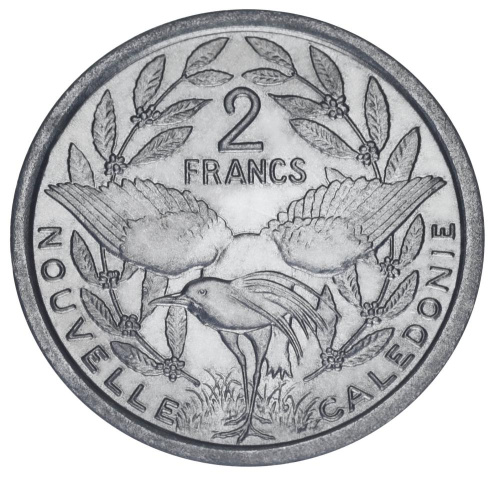 фото Новая Каледония 2 франка 1971 UNC