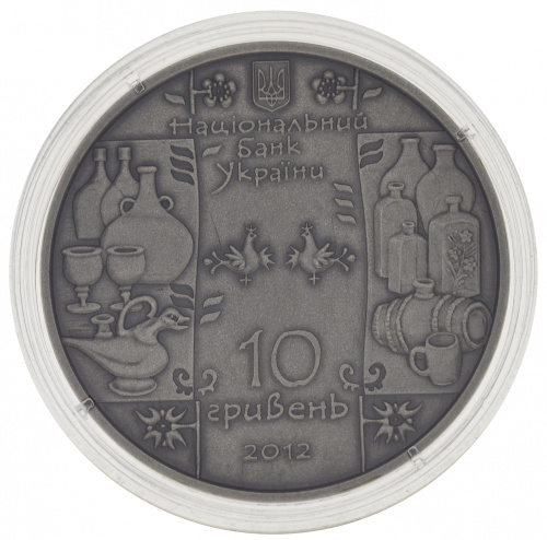 фото Украина 10 гривен 2012 Серебро UNC Стеклодув (Гутник) (Ag 925, унция, 31.1 грамм в чистоте)