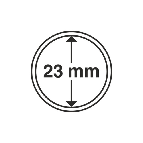 фото Капсула для монеты 23 мм, Leuchtturm