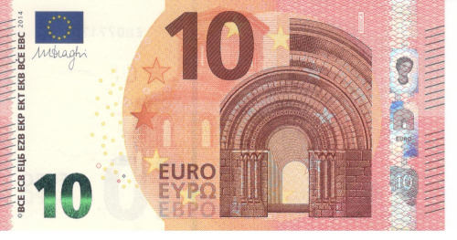 фото Франция 10 евро 2014 EB E005 UNC