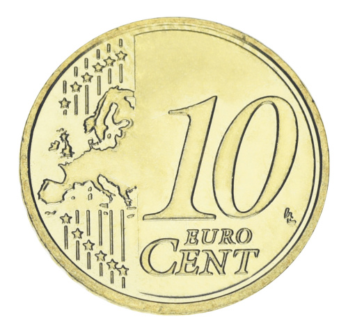 фото Латвия 10 евроцентов 2014 UNC