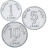 фото Мальдивы набор из 3 монет 2012 UNC 1, 5, 10 лаари