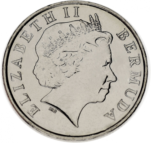 фото Бермуды 5 центов 2008 UNC Рыба