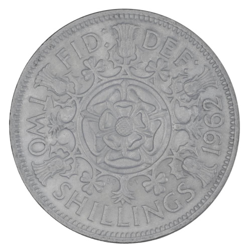 фото Великобритания 2 шиллинга 1962 F-VF